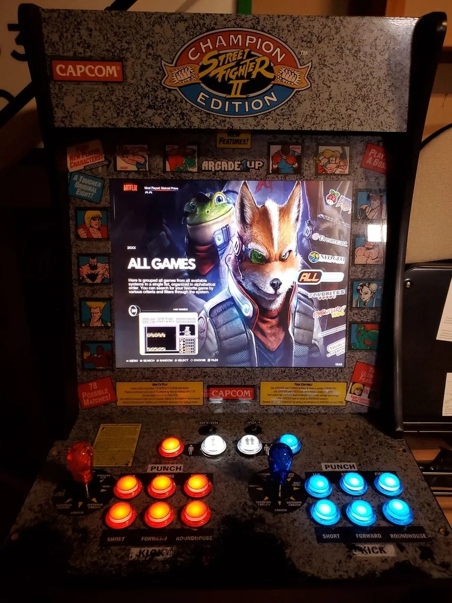 Arcade Cabinet running Batocera
